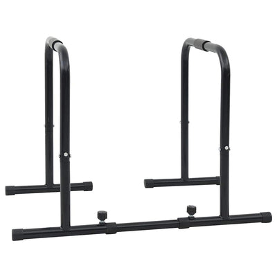 Vidaxl dip bar zwart 116 x 66 x 74,5 cm gepoedercoat staal