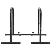 Vidaxl dip bar zwart 116 x 66 x 74,5 cm gepoedercoat staal - afbeelding 3