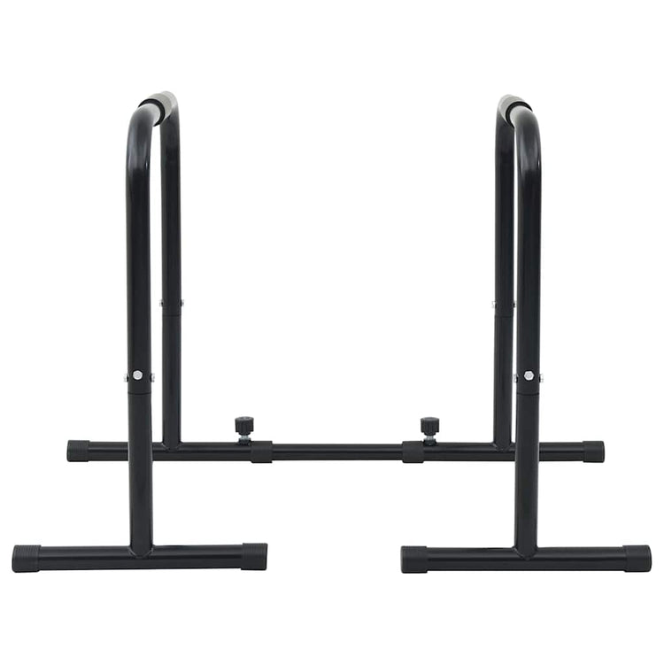 Vidaxl dip bar zwart 116 x 66 x 74,5 cm gepoedercoat staal