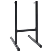 Vidaxl dip station zwart 103,5 x 66,5 x 121,5 cm gepoedercoat staal - afbeelding 2