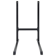 Vidaxl dip station zwart 103,5 x 66,5 x 121,5 cm gepoedercoat staal - afbeelding 3