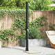 Vidaxl buitenzonne-douche 20 l pvc en aluminium zwart