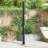 Vidaxl buitenzonne-douche zwart 217 cm pvc en aluminium
