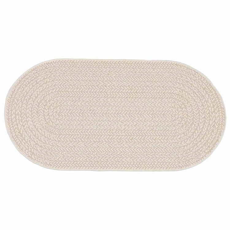 Vidaxl vloerkleed zizur crème 200 x 100 cm polypropyleen