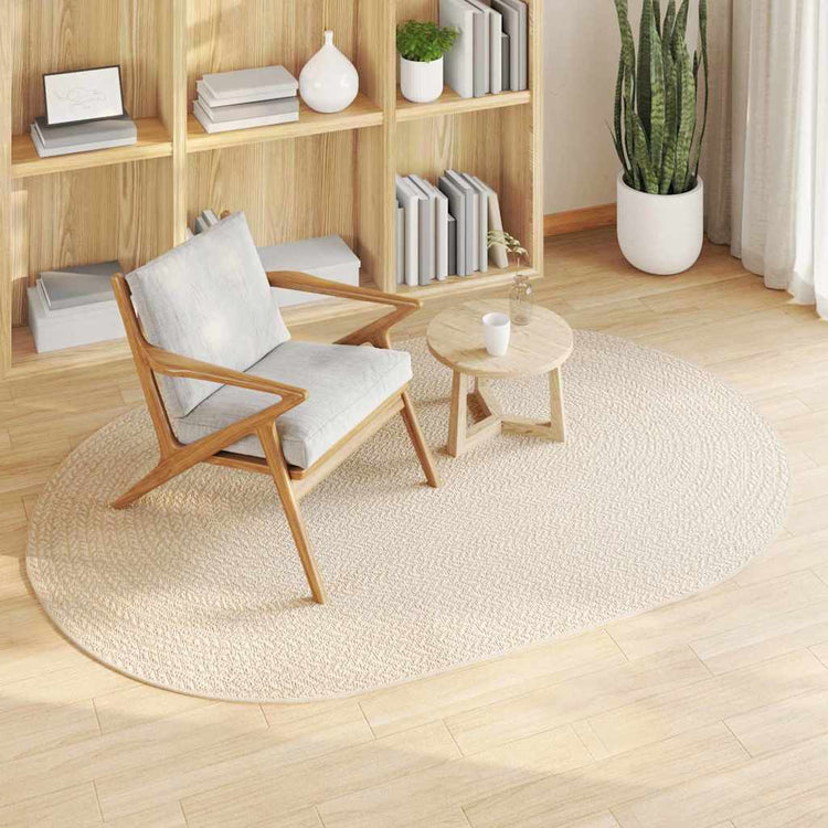 Vidaxl vloerkleed zizur crèmekleurig 200 x 140 cm polypropyleen