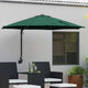 Vidaxl tuinparasol groen 248 x 248 x 148 cm polyester en staal