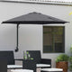 Vidaxl tuinparasol 248 x 248 x 148 cm polyester en staal antraciet