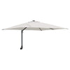 Vidaxl tuinparasol zand 248,5 x 247,5 x 160 cm polyester en staal