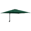 Vidaxl tuinparasol groen 248,5 x 247,5 x 160 cm polyester en staal