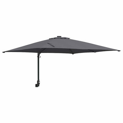 Vidaxl tuinparasol antraciet 248,5 x 247,5 x 160 cm polyester en staal