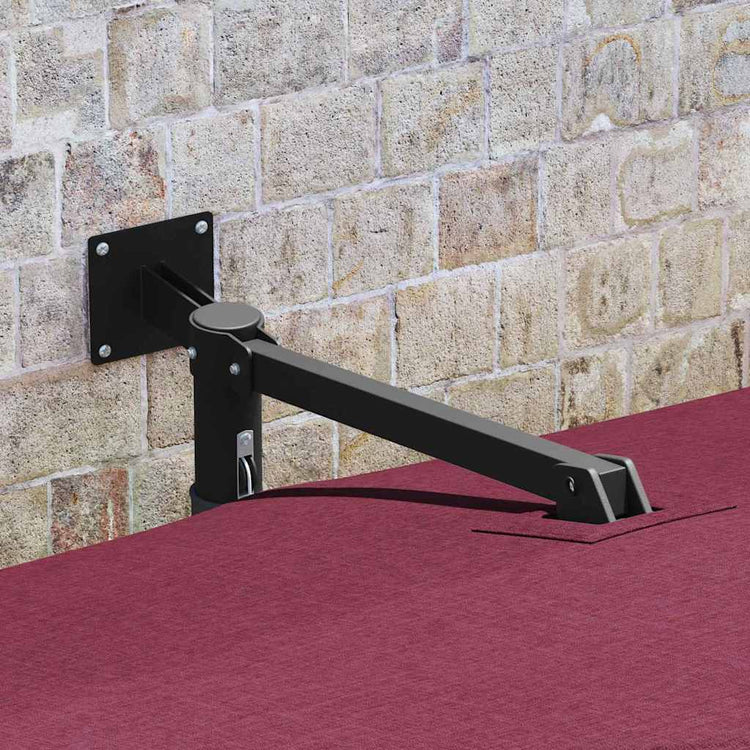 Vidaxl tuinparasol bordeaux rood 248,5 x 247,5 x 160 cm