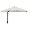 Vidaxl tuinparasol zand 248 x 248 x 148 cm polyester en staal