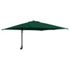 Vidaxl tuinparasol groen 248,5 x 247,5 x 160 cm polyester en staal