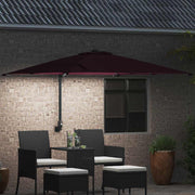 Vidaxl tuinparasol bordeaux rood 248,5 x 247,5 x 160 cm - afbeelding 3