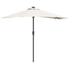 Vidaxl tuinparasol zand 294 x 150 x 223 cm polyester en staal