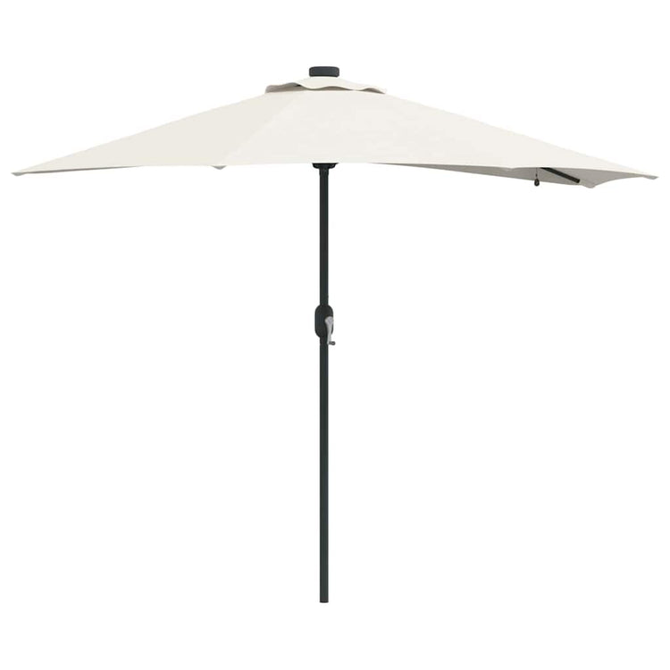 Vidaxl tuinparasol zand 294 x 150 x 223 cm polyester en staal