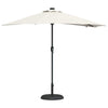Vidaxl tuinparasol zand 294 x 150 x 223 cm polyester en staal