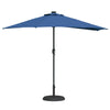 Vidaxl tuinparasol azurblauw 294 x 150 x 224 cm polyester en staal