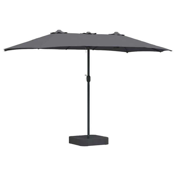 Vidaxl tuinparasol antraciet 385 x 209 x 244 cm polyester en staal