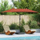 Vidaxl tuinparasol terracotta 385 x 209 x 244 cm polyester en staal