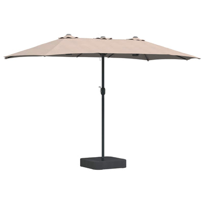 Vidaxl tuinparasol 385 x 209 x 244 cm polyester taupe