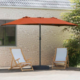 Vidaxl tuinparasol terracotta 385 x 209 x 244 cm polyester - afbeelding 3