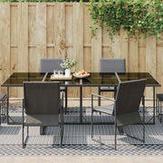 Vidaxl buitentapijt chevron arakil zwart en grijs 600 x 250 cm - afbeelding 3