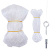 Vidaxl kattennet transparant 3x2 m nylon