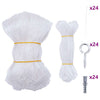 Vidaxl kattennet transparant 8x3 m nylon