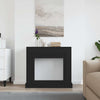 Vidaxl haardombouw 100x30x87,5 cm spaanplaat zwart eikenkleurig