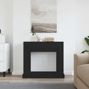 Vidaxl haardombouw 100x30x87,5 cm spaanplaat zwart eikenkleurig - afbeelding 3