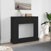 Vidaxl haardombouw 100x30x87,5 cm spaanplaat zwart eikenkleurig - afbeelding 1