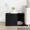 Vidaxl kattenbakomheining zwart eiken 60x40x40 cm bewerkt hout