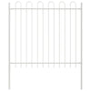 Vidaxl tuinhek 2 pcs wit 3,4 x 1,2 m poedercoating staal