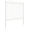 Vidaxl tuinhek 2 pcs wit 3,4 x 1,2 m poedercoating staal