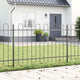 Vidaxl tuinhek boxtel 3 st 5,1 x 1 m poedercoating staal grijs