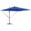 Vidaxl parasol azure blauw 286 x 284 x 270 cm aluminium en polyester