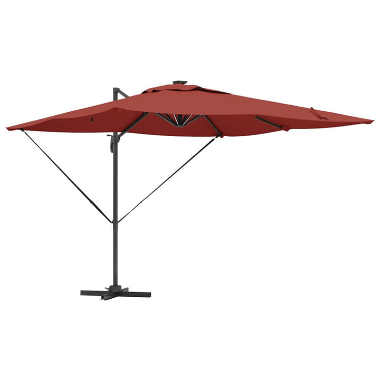 Vidaxl parasol terracotta 286 x 284 x 270 cm aluminium en polyester