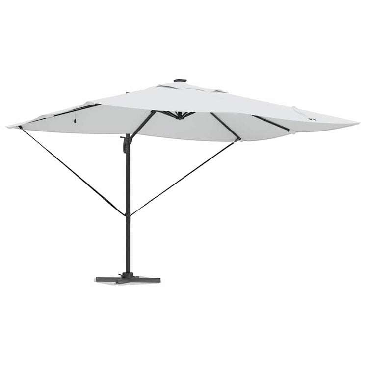 Vidaxl parasol 352 x 251 x 265 cm polyester en aluminium zand