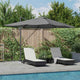 Vidaxl parasol antraciet 352 x 251 x 265 cm polyester en aluminium