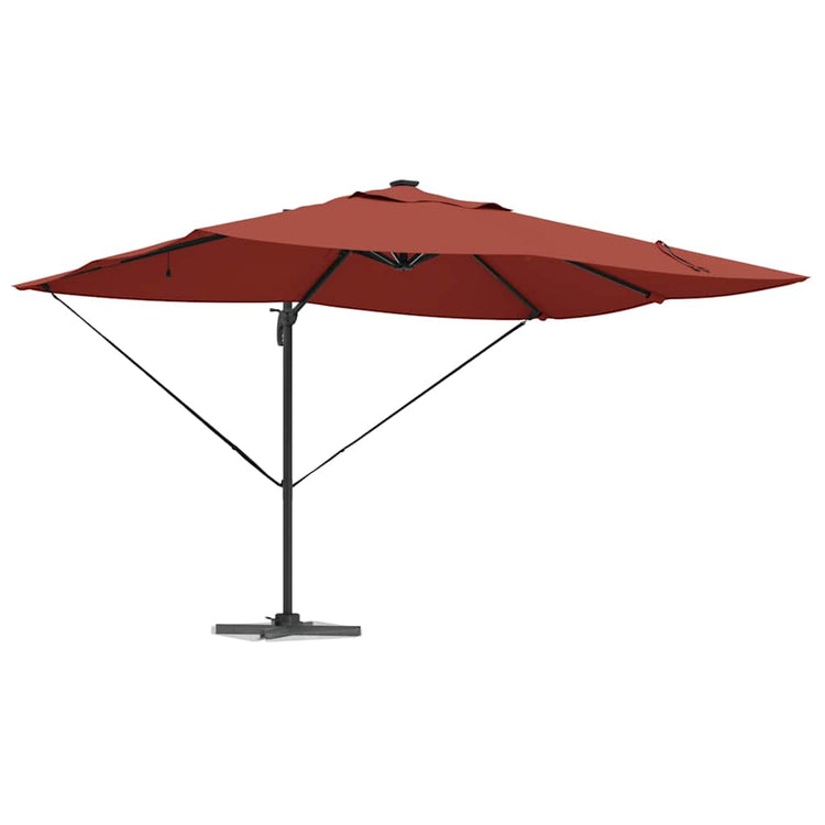 Vidaxl parasol 352 x 251 x 265 cm polyester en aluminium terracotta