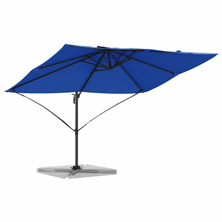 Vidaxl parasol 351 x 250 x 260 cm polyester en aluminium azuurblauw