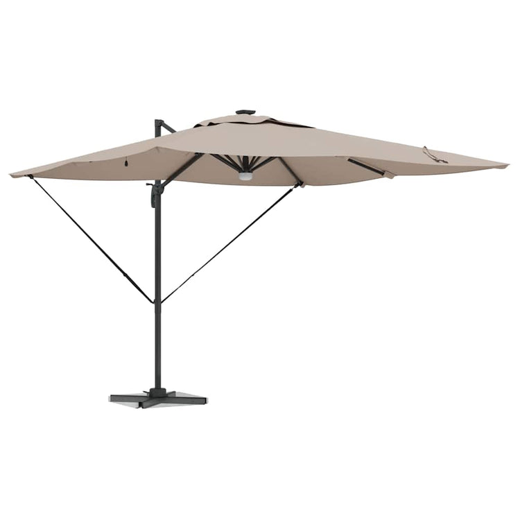 Vidaxl roma parasol 286 x 284 x 270 cm aluminium en polyester