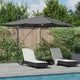 Vidaxl parasol antraciet 351 x 250 x 253 cm polyester en aluminium