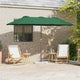 Vidaxl tuinparasol 370 x 197 x 239 cm polyester en aluminium groen