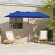 Vidaxl tuinparasol 370 x 197 x 239 cm polyester en aluminium
