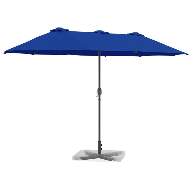 Vidaxl tuinparasol 370 x 197 x 239 cm polyester en aluminium