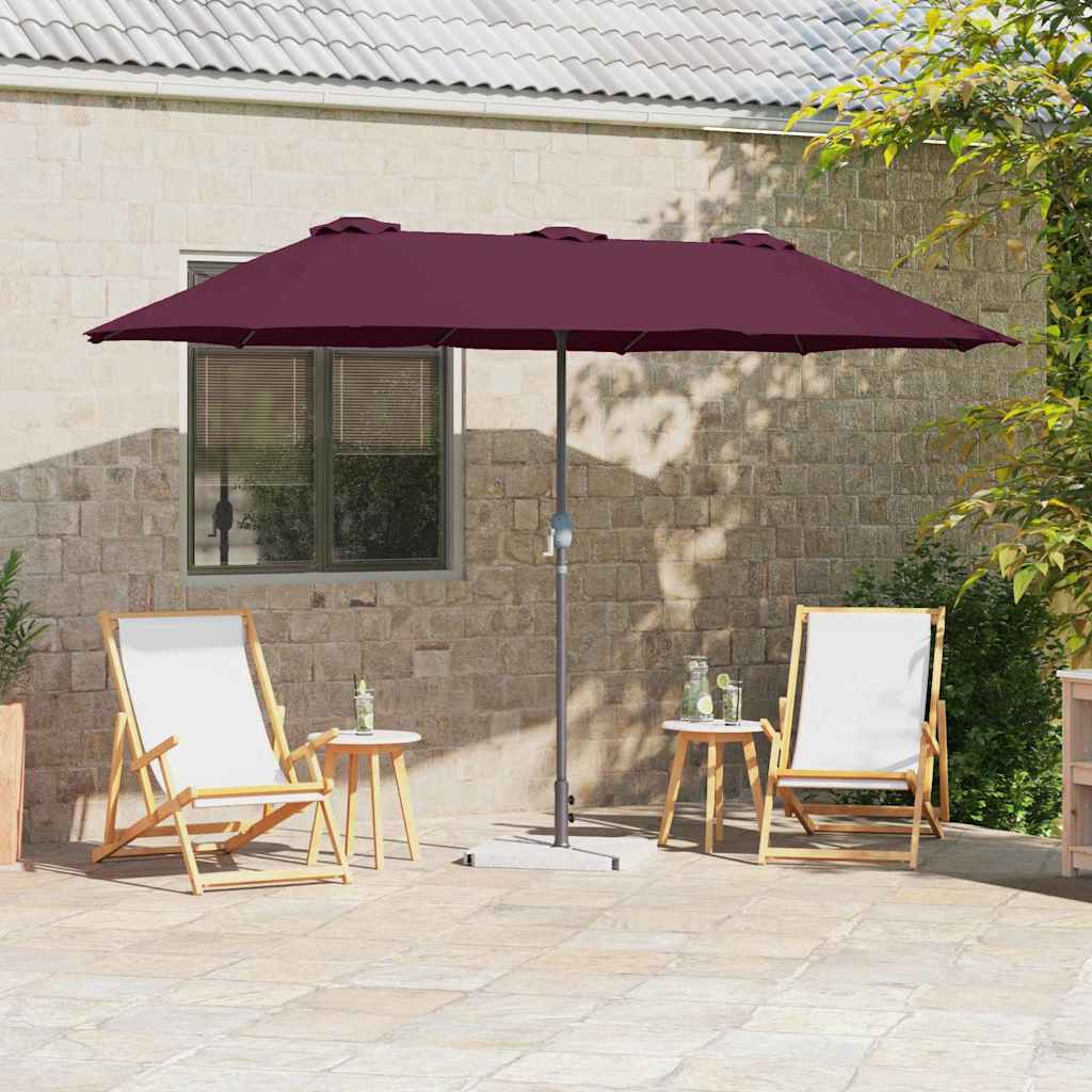 Vidaxl tuinparasol 370 x 197 x 239 cm polyester en aluminium