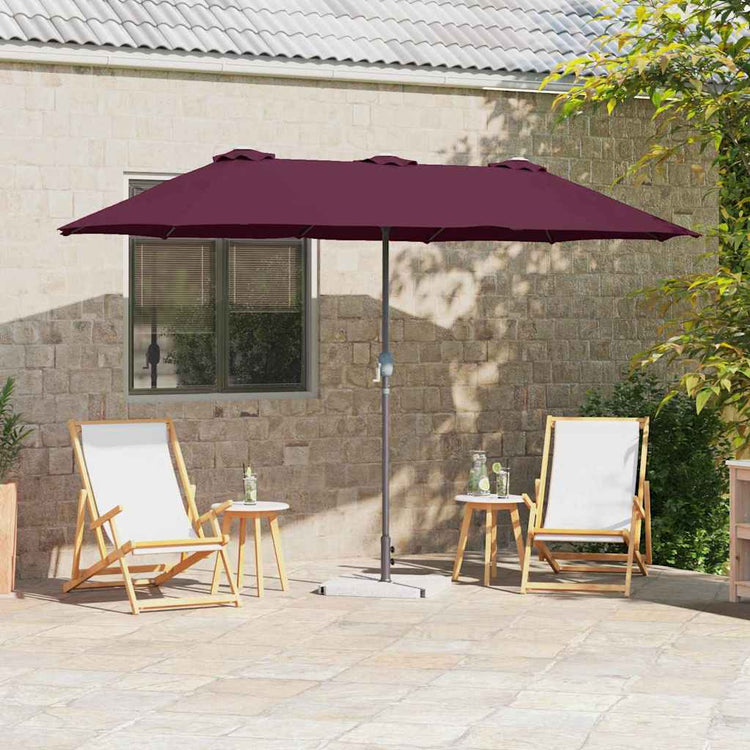 Vidaxl tuinparasol 370 x 197 x 239 cm polyester en aluminium