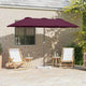 Vidaxl tuinparasol 370 x 197 x 239 cm polyester en aluminium